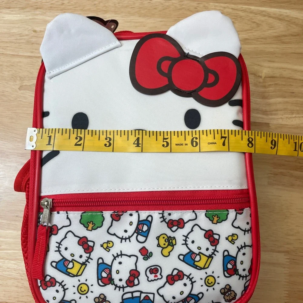 Hello Kitty Lunch Tote Bag Red Insulated‎ Kids School Bag